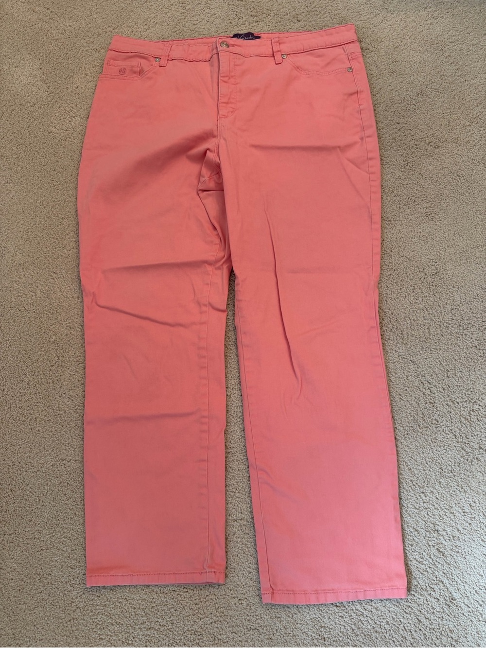 Gloria Vanderbilt Coral Straight-Leg Jeans